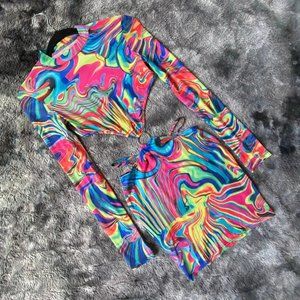 The Acid Dreams Psychedelic Mini Dress